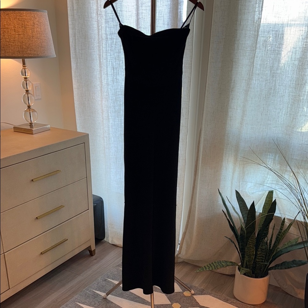 Bebe Black Sheath Cocktail Dress